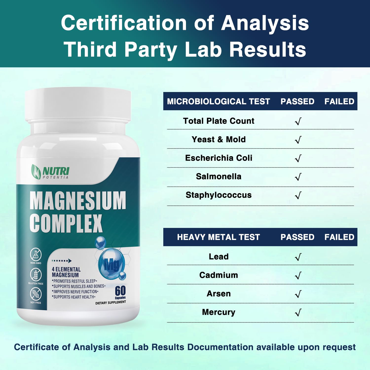 Non-GMO and gluten-free labels with GMP certification