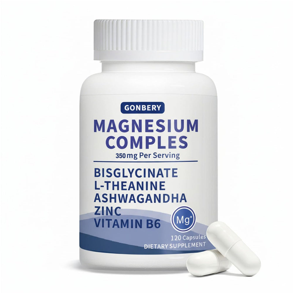 Magnesium Complex 7-in-1 bottle label showing ingredients