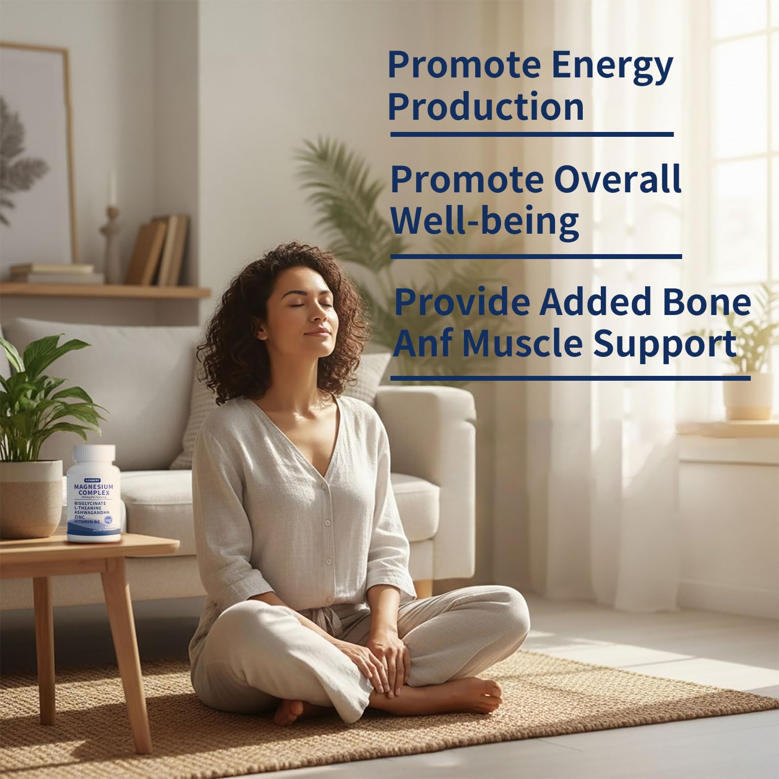 60-serving bottle and packaging