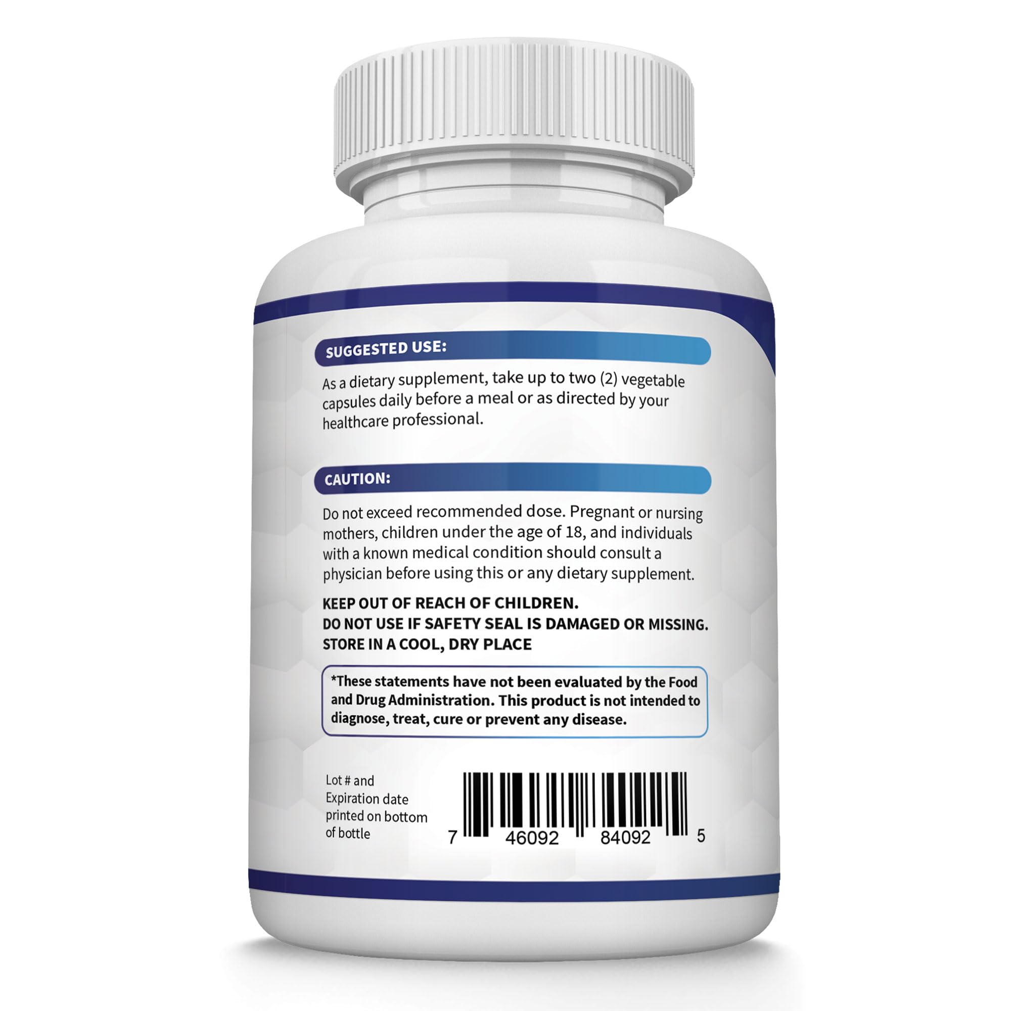 Label detail showing 1000mg magnesium per serving