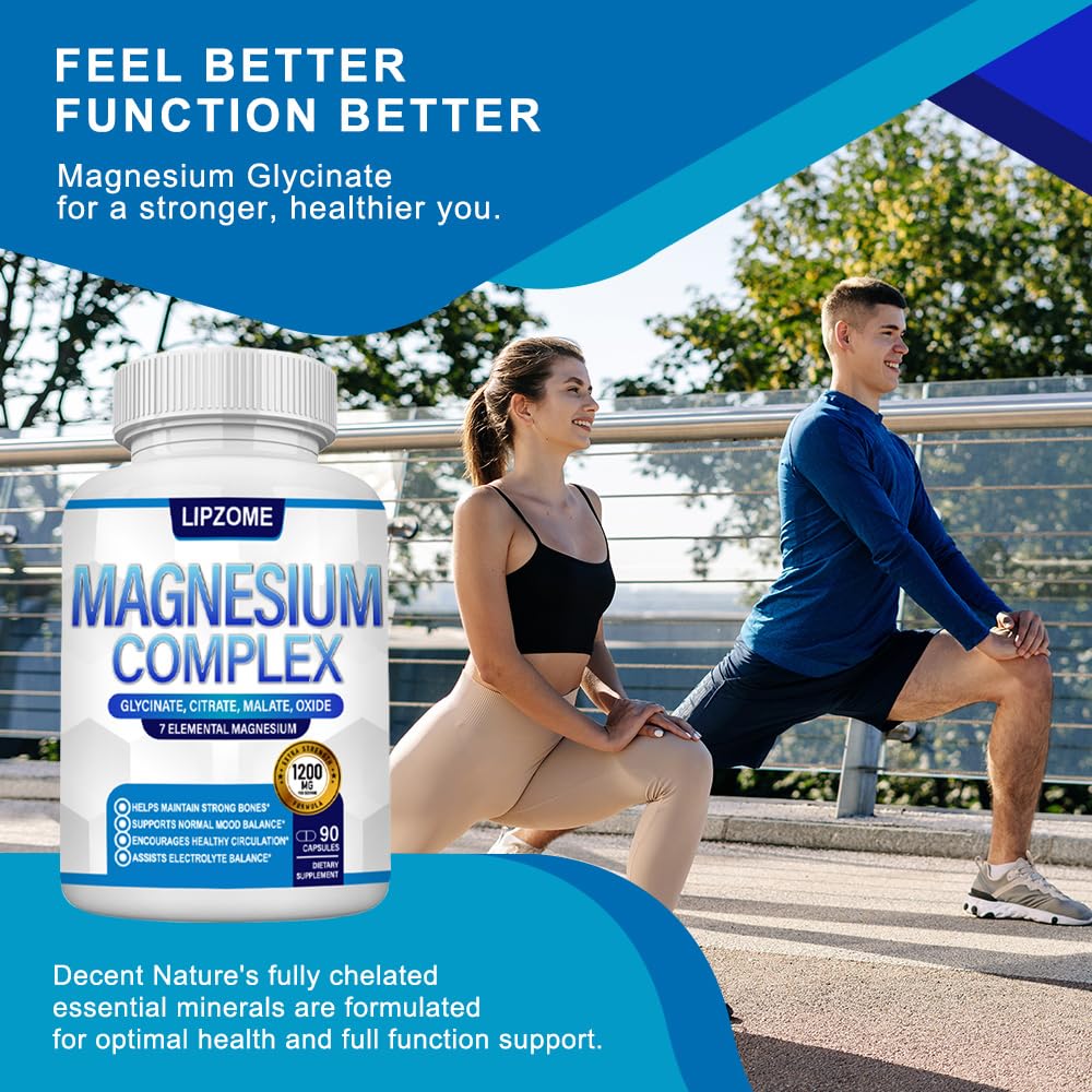 High-absorption magnesium formula supporting energy and metabolism