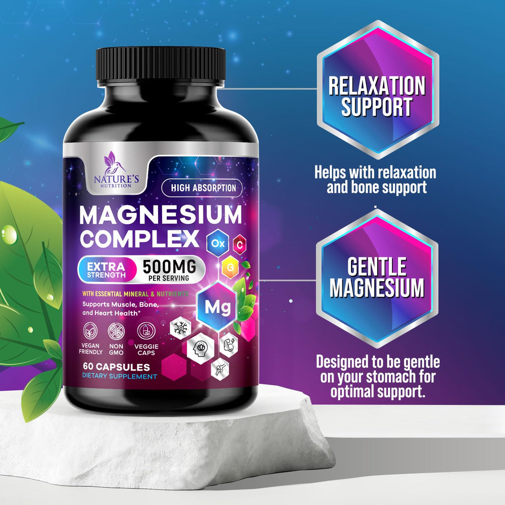 Bottle of Magnesium Complex 60 capsules