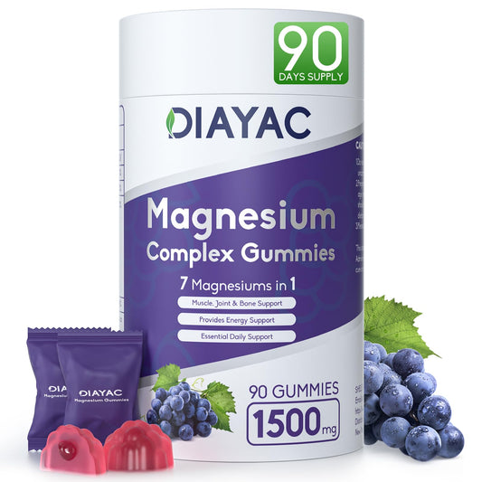 Front view of Magnesium Complex Gummies bottle