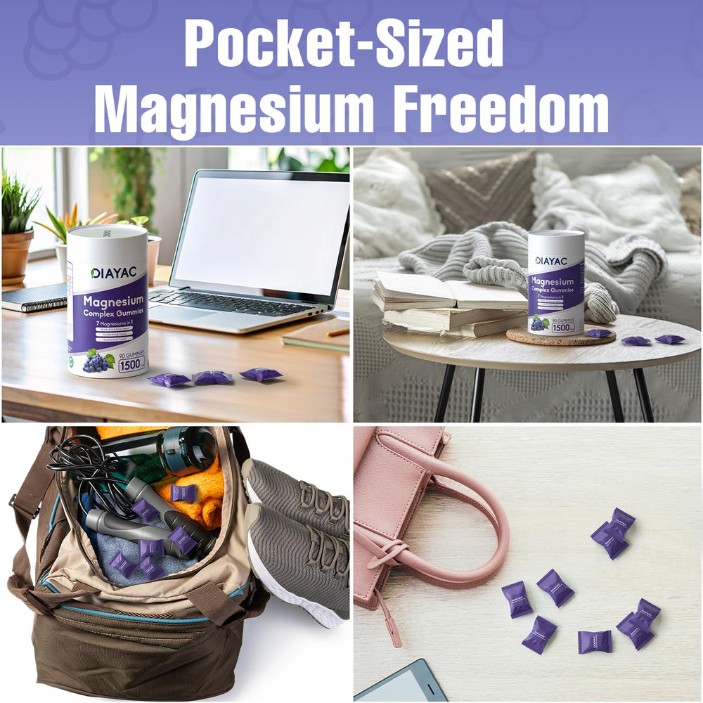Graphic showing advanced magnesium blend and absorption
