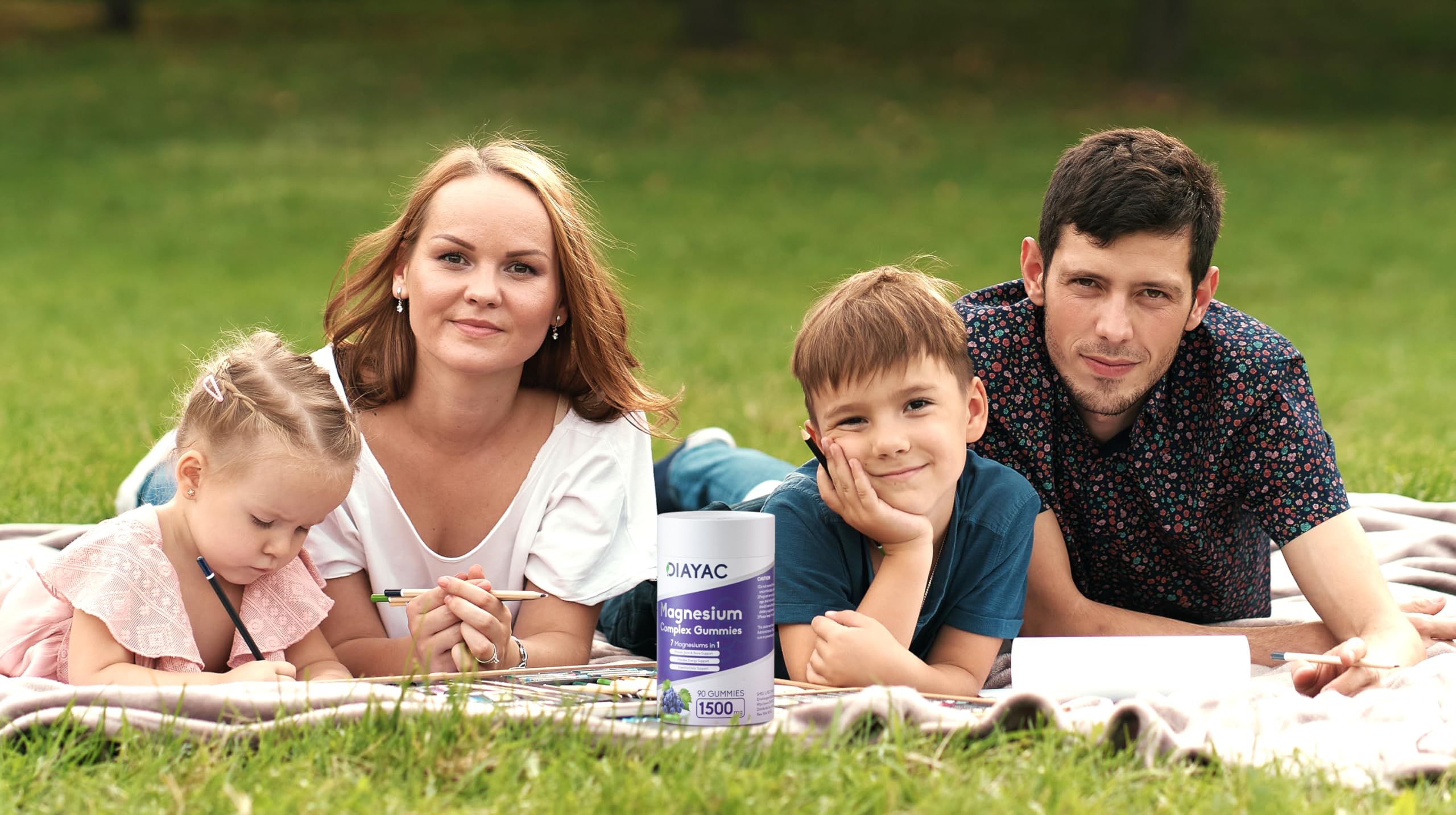 Nutrition facts and usage directions for Magnesium Complex Gummies