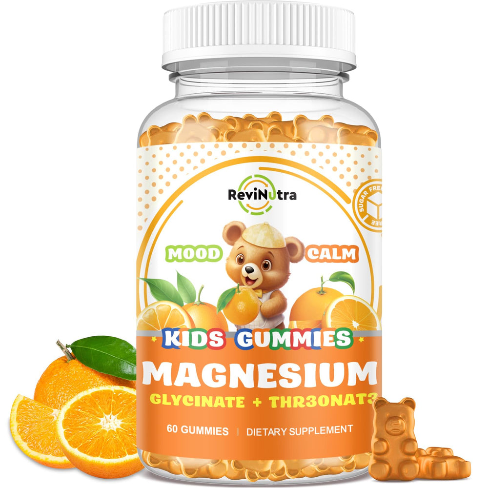 Magnesium Complex Gummies orange flavor 60-count packaging