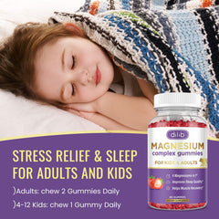60 count bottle packaging for Magnesium Complex Gummies