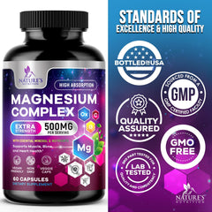 Ingredients showing Aquamin and non-GMO formulation