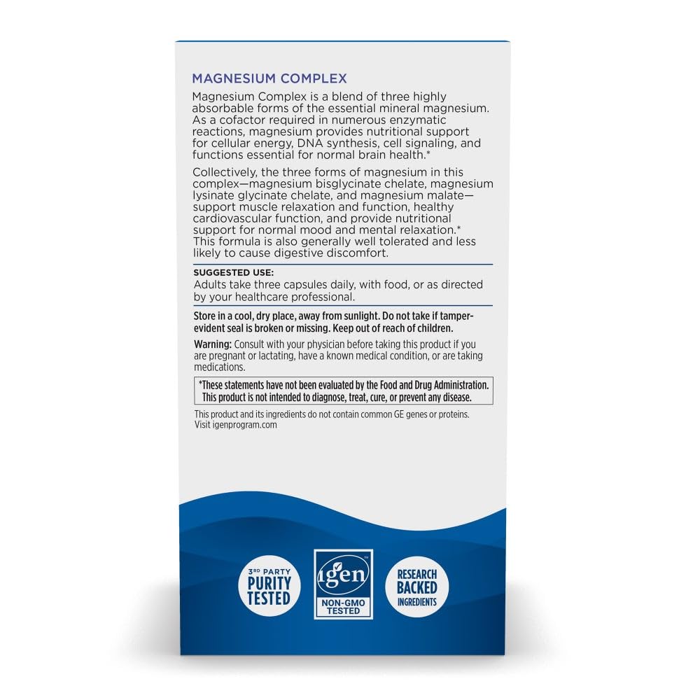 Close-up image of ingredients for Magnesium Complex formula