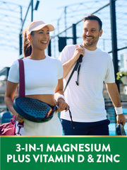 Magnesium with vitamin D3 and zinc vegetarian supplement