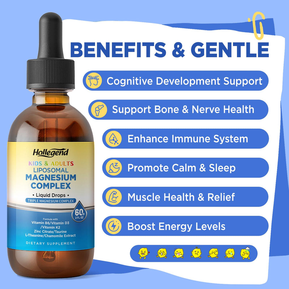 Magnesium drops with B6, Zinc, Taurine, L-Theanine and Chamomile