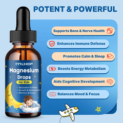 Child-friendly serving of strawberry magnesium drops for kids