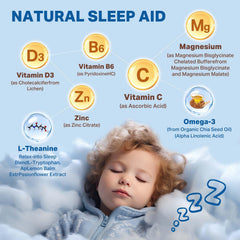 Ingredients: magnesium glycinate, omega-3, vitamins, minerals
