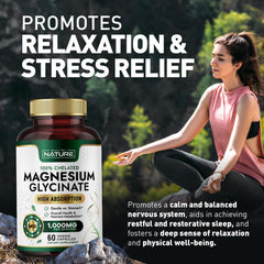 Graphic illustrating high absorption of magnesium glycinate 1000mg