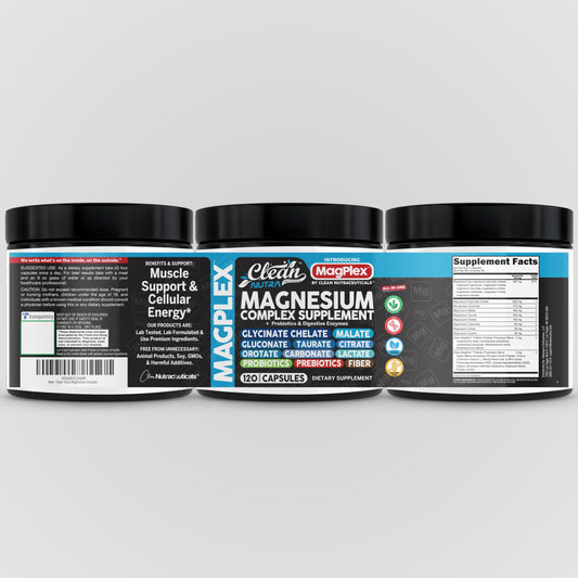 Magnesium glycinate 1000mg label detail