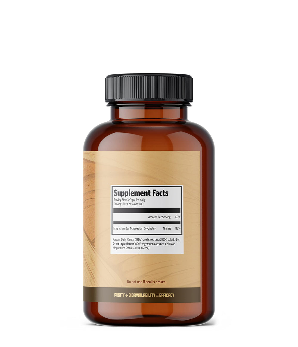 Canada-made Magnesium Glycinate supplement packaging
