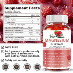 Gluten-free and vegetarian-friendly gummy bottle label