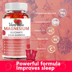 Label highlighting vitamins B6, D and minerals magnesium and potassium