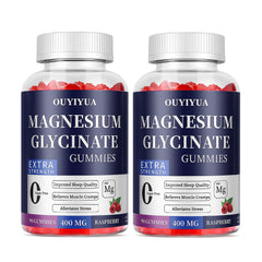 Packaging shot of Magnesium Glycinate 400mg Gummies (Sugar Free, 2 Pack)