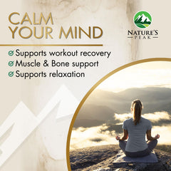 Nature's Sleep Support magnesium glycinate bottle