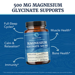 Illustration showing high absorption of magnesium glycinate