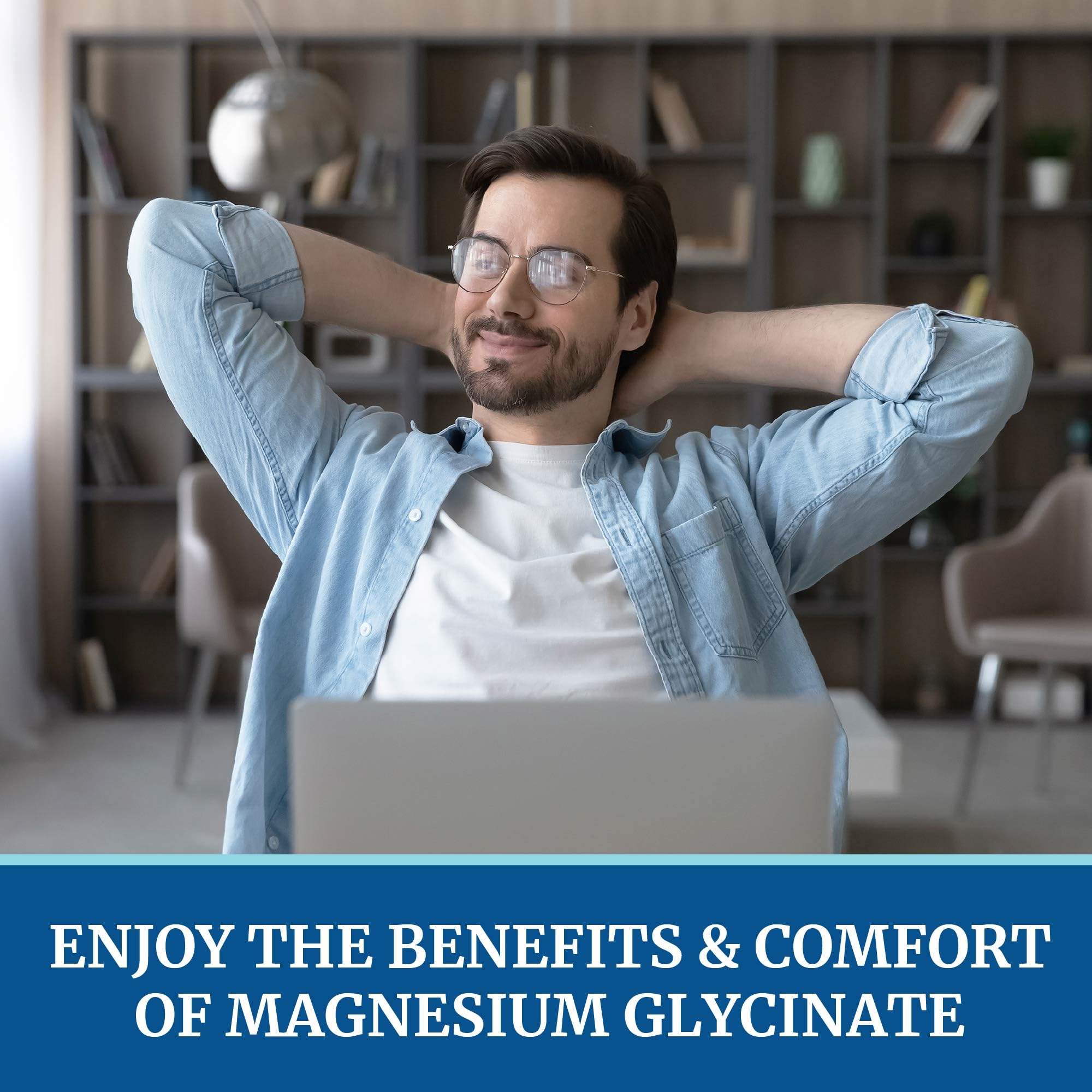Bisglycinate complex magnesium glycinate illustration