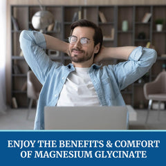 Bisglycinate complex magnesium glycinate illustration