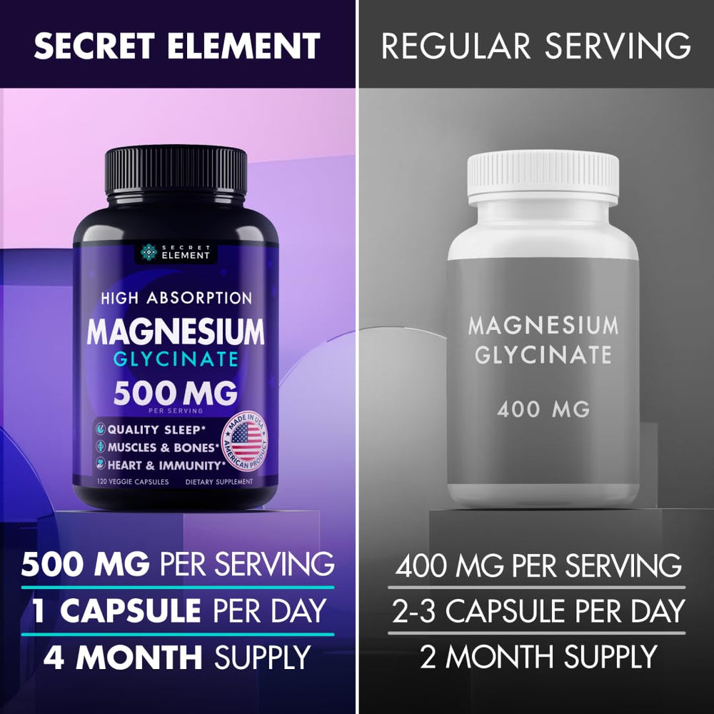 Vegan and Non-GMO magnesium glycinate packaging