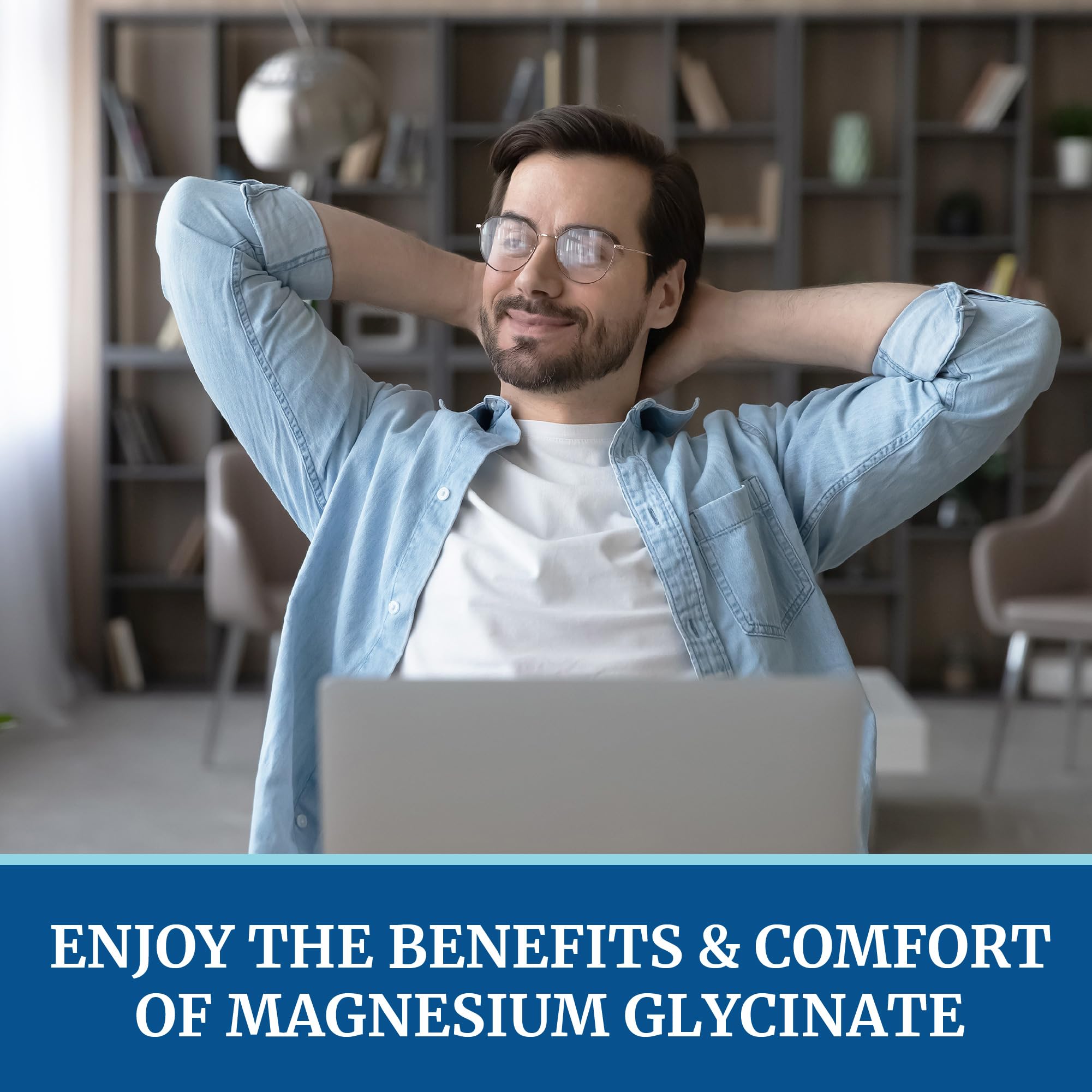 Outer packaging box for Magnesium Glycinate 500mg
