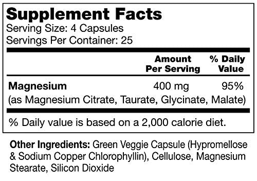 Magnesium glycinate capsule close-up