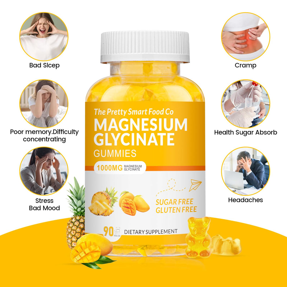 Close-up of bottle label showing 1000mg magnesium per serving