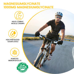 Nutrition facts panel of magnesium glycinate gummies