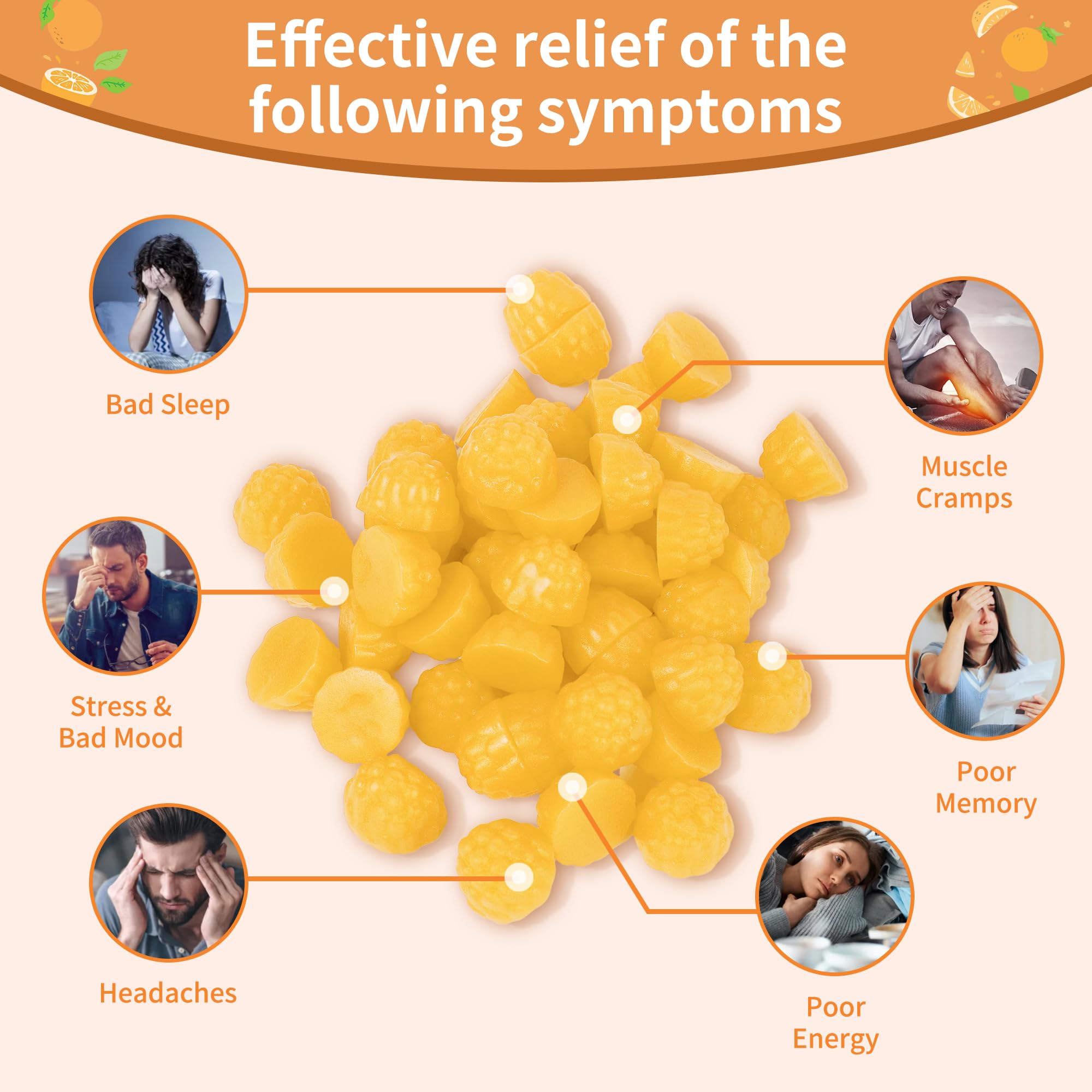 Ingredient icons: Vitamin D, B6, Calcium, Potassium, CoQ10