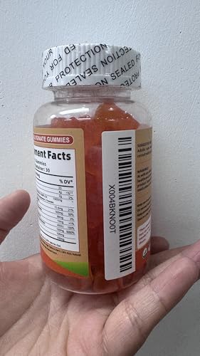 Vegan, gluten-free, sugar-free labeling on Magnesium Glycinate Gummies