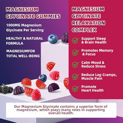 Flavor close-up raspberry magnesium glycinate gummy