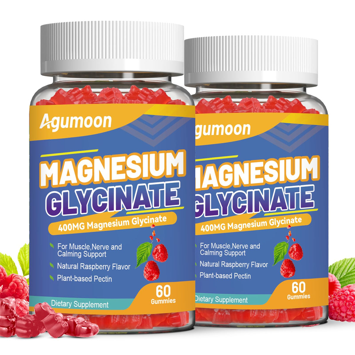 Magnesium Glycinate Gummies bottle front label