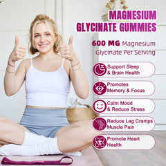 Health benefits of Magnesium Glycinate Gummies: muscle support and relaxation