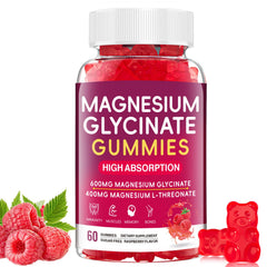 Bottle of Magnesium Glycinate Gummies 600mg