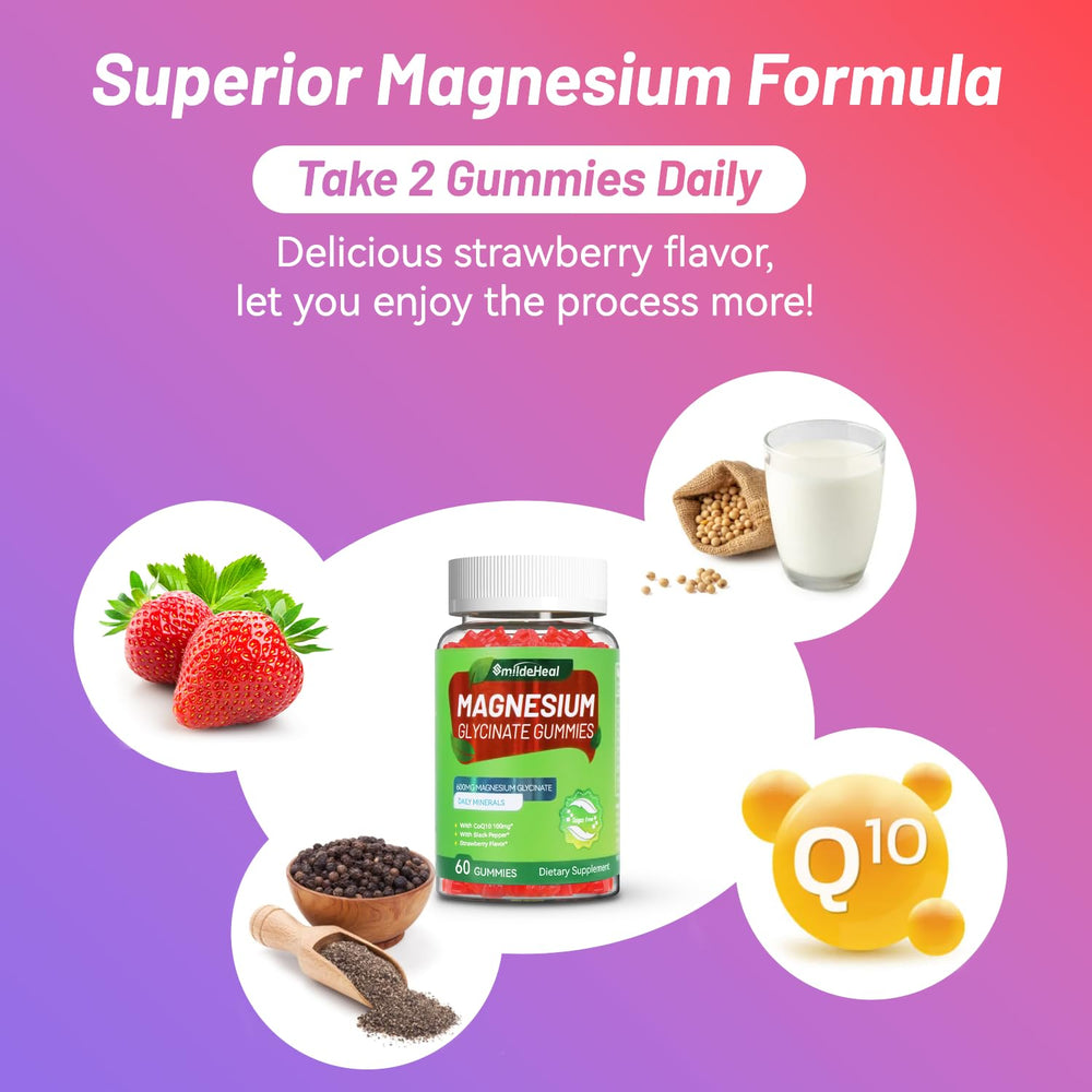 Gluten-free, gelatin-free vegan magnesium gummies