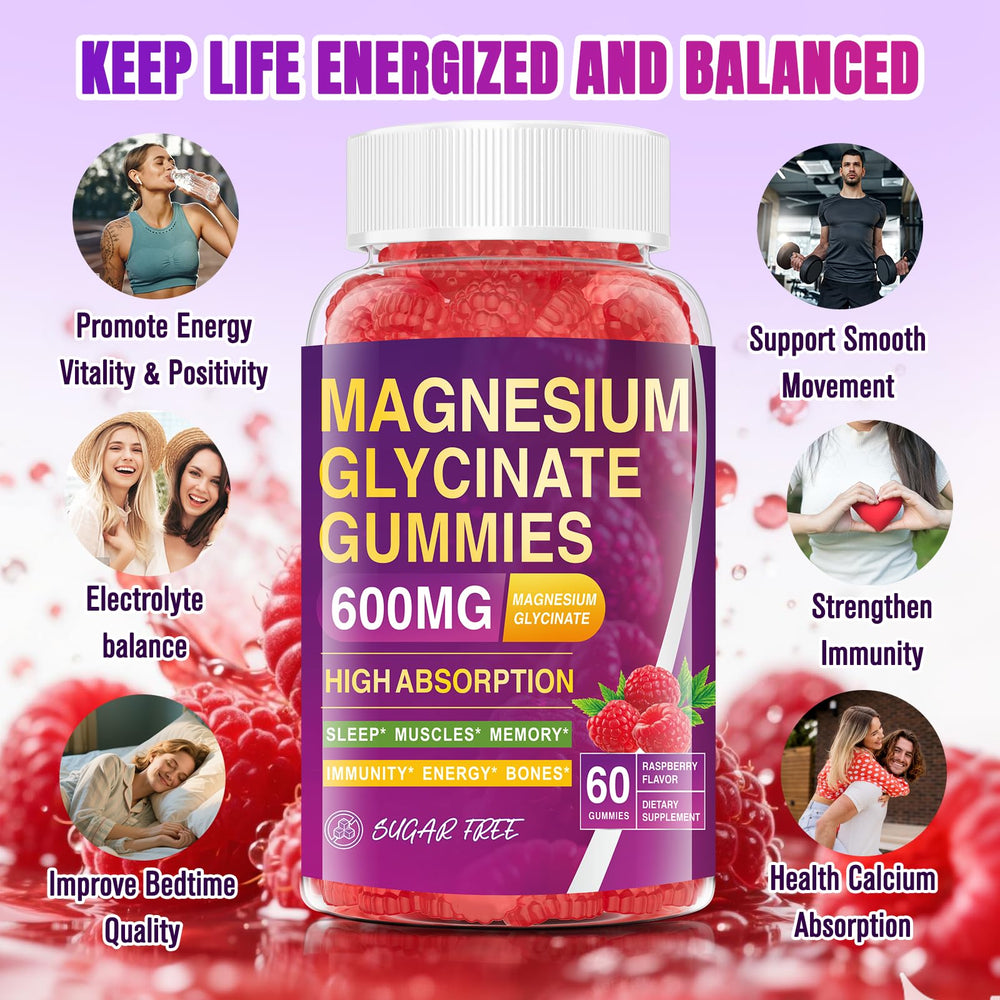 Ingredients panel highlighting the clean formula of the gummies