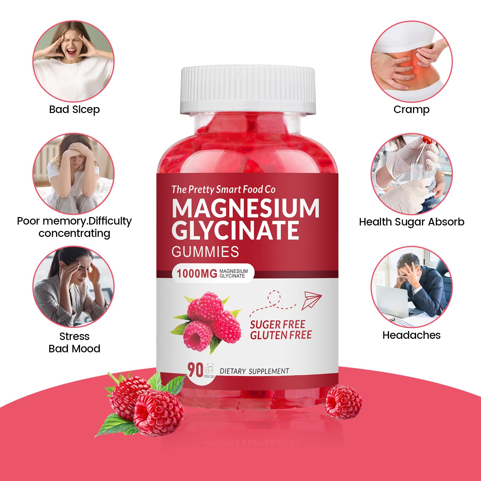 90-count magnesium glycinate gummies packaging