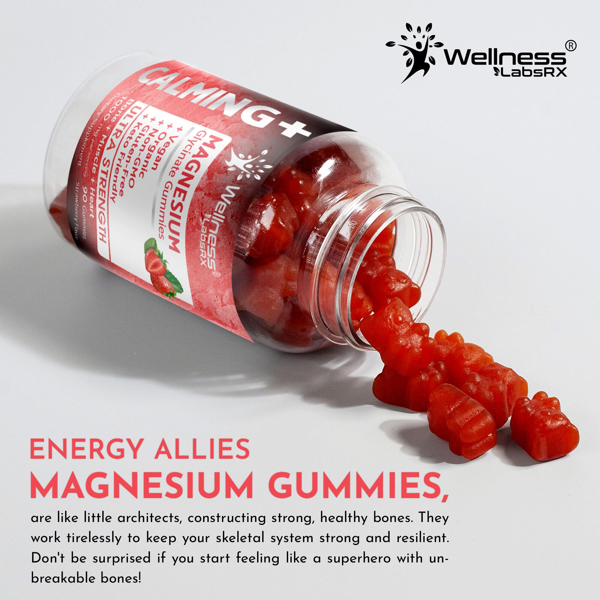Adults taking magnesium glycinate gummies for relaxation