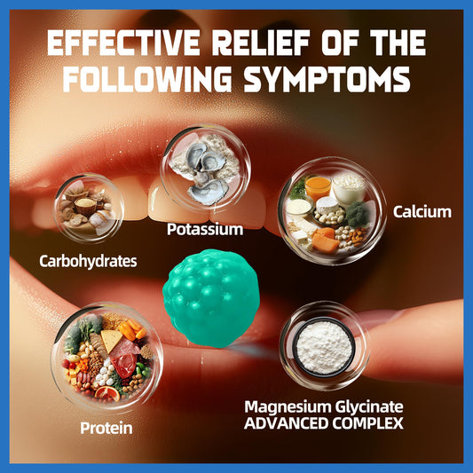 Label showing ingredients and supplement facts for Magnesium Glycinate Gummies