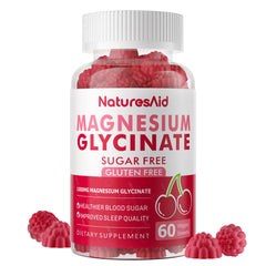 Magnesium Glycinate Gummies cherry flavor - front view