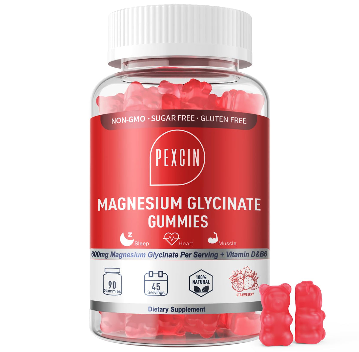 Hero: Magnesium Glycinate Gummies bottle (90-count)