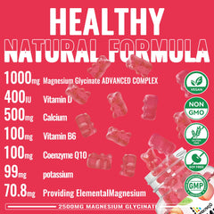Supplement facts panel showing ingredients and amounts