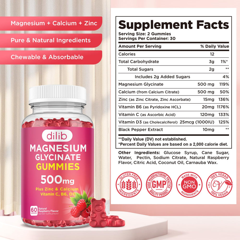 Gummies suitable for kids and adults - Raspberry flavor