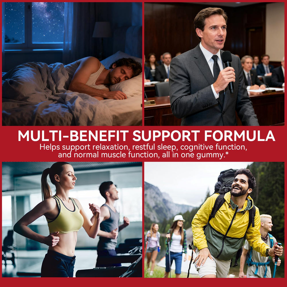 Gummies supporting mood and cognitive function for adults
