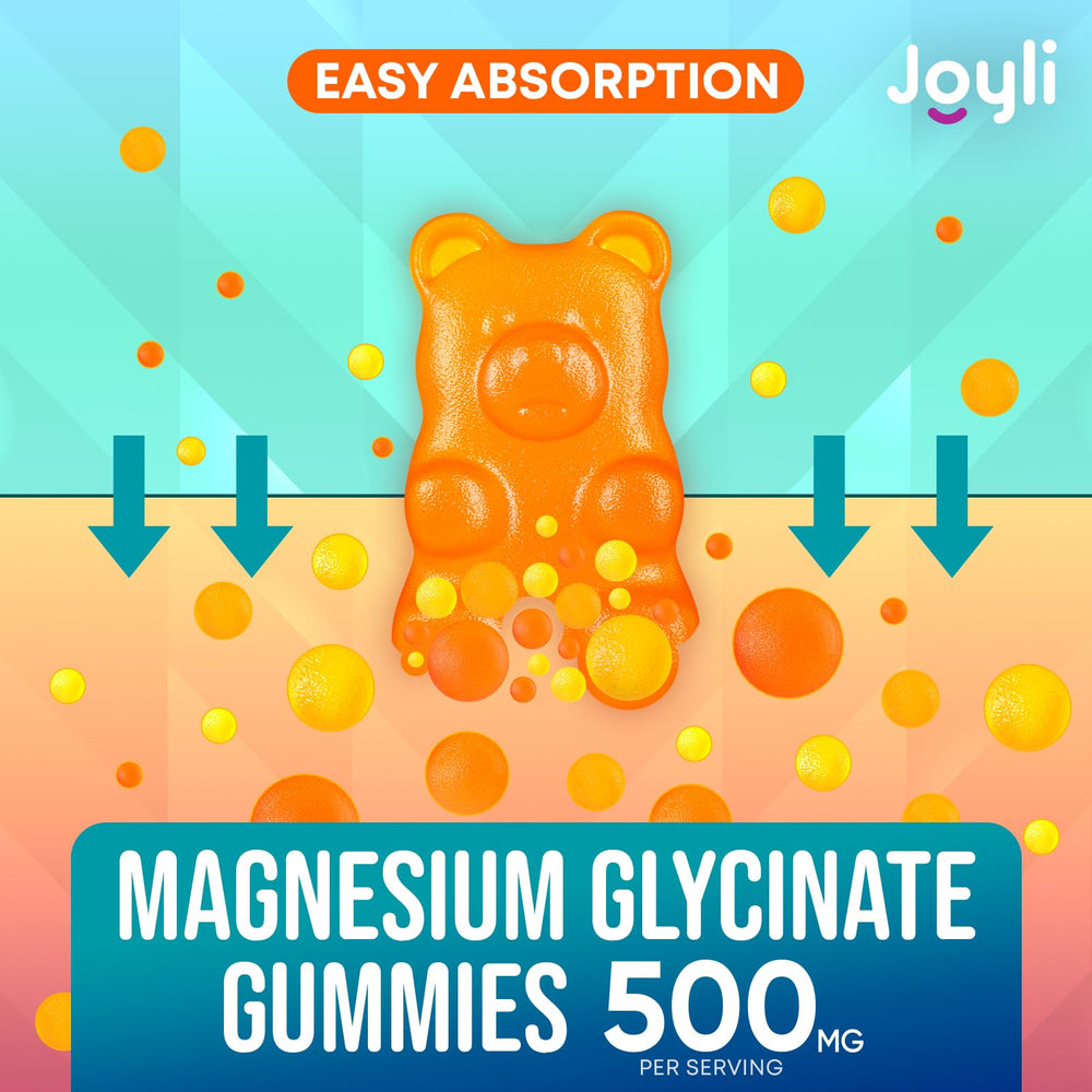 Magnesium glycinate gummies for muscle support