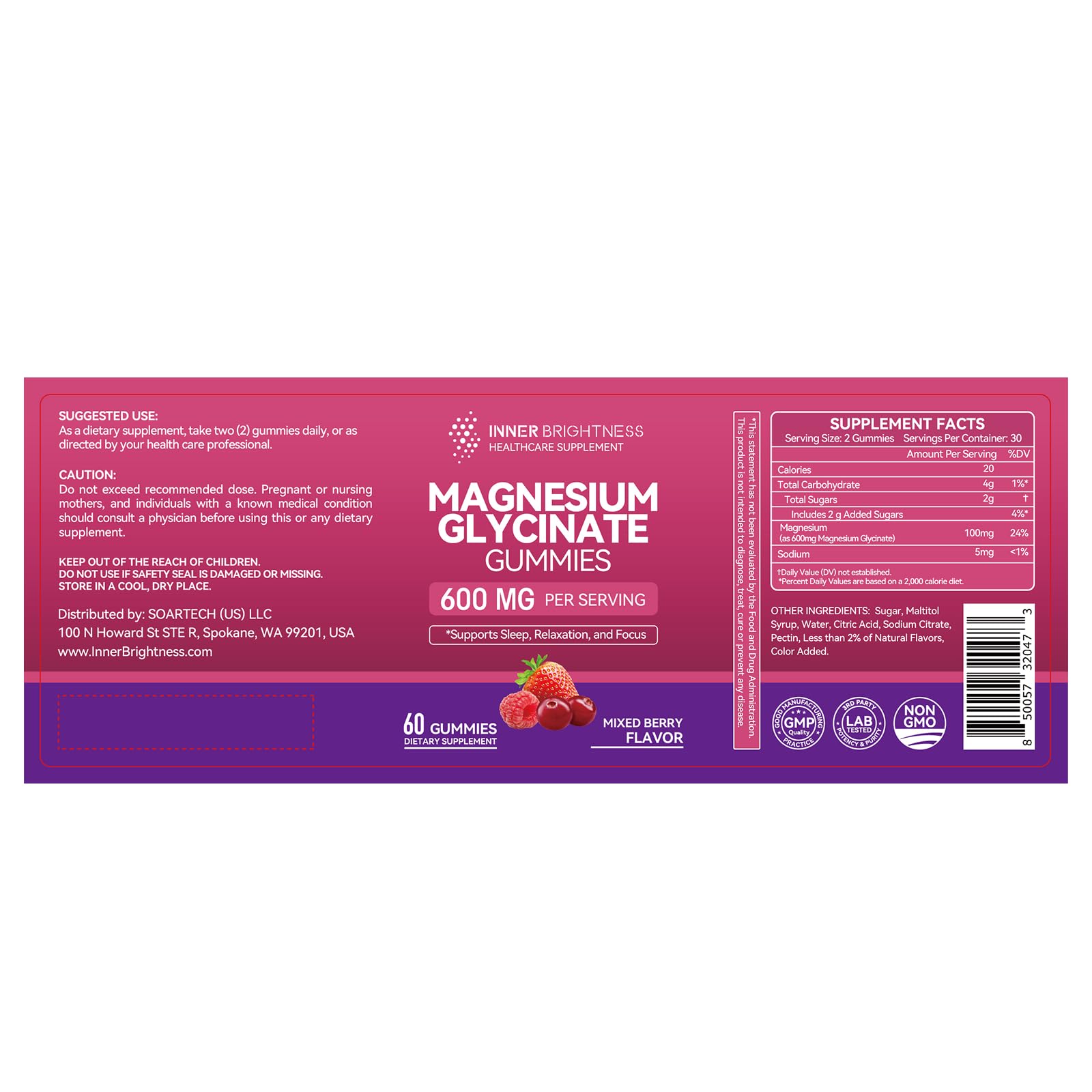 Adult relaxing at night with Magnesium Glycinate Gummies